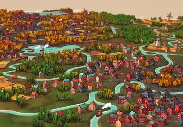 Dorfromantik Review: ein glückseliges, minimalistisches Chill-out-Spiel