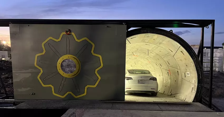 Die Boring Company hat einen groß angelegten Test des Hyperloop-Transportsystems gestartet