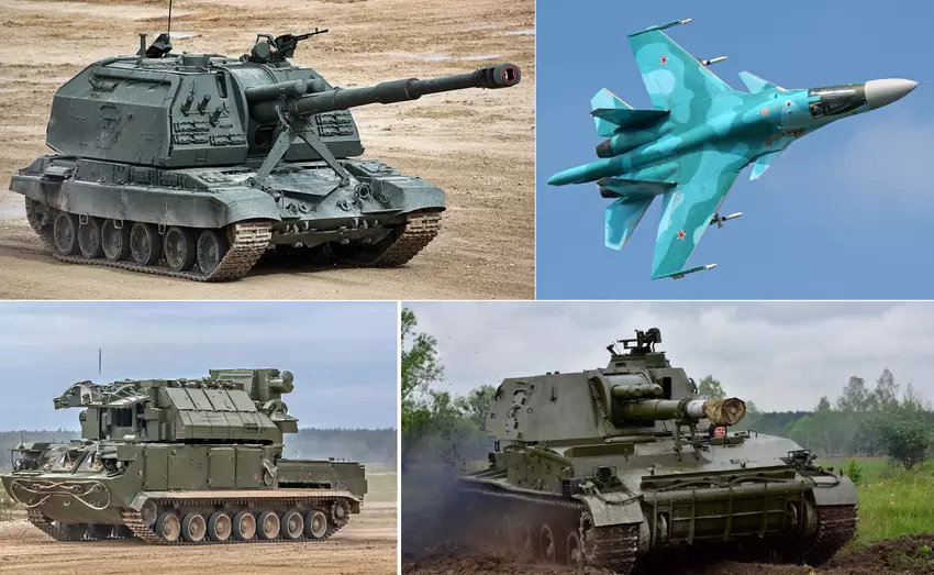 T-72-Panzer, Msta- und Akatsiya-Haubitzen, Su-34-Kampfjets, Tor- und Tunguska-Luftabwehrsysteme - in zwei Tagen verlor Russland über 100 militärische Ausrüstungsgegenstände