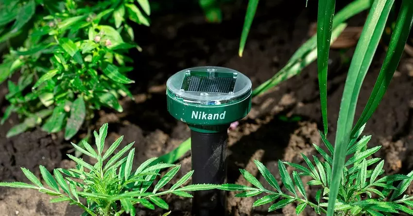 NIKAND Maulwurfvertreiber mit Solar