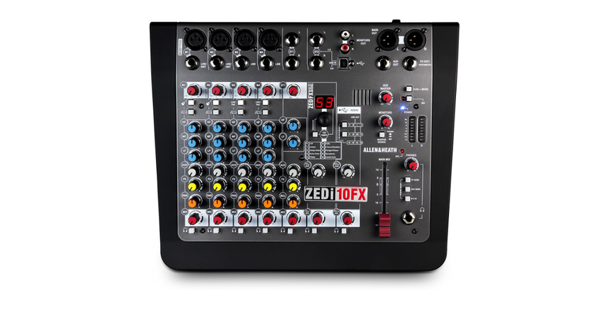 Allen &amp; Heath ZEDi-10FX Mixer Mischpult für Heimstudio