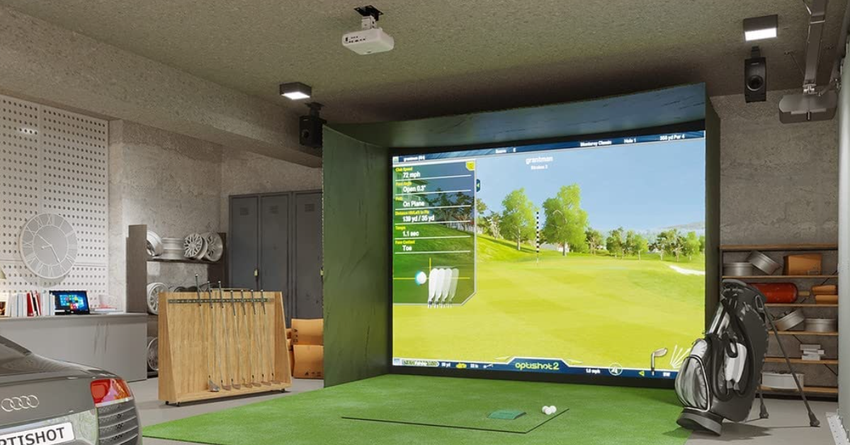 beamer golf simulator