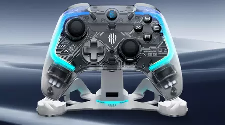 Nicht nur das Red Magic 9S Pro Smartphone: Nubia bereitet sich auf die Veröffentlichung eines Gaming-Controllers mit transparentem Design und RGB-Beleuchtung vor