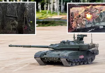 Ukrainisches Militär beschießt einen modernen russischen ...