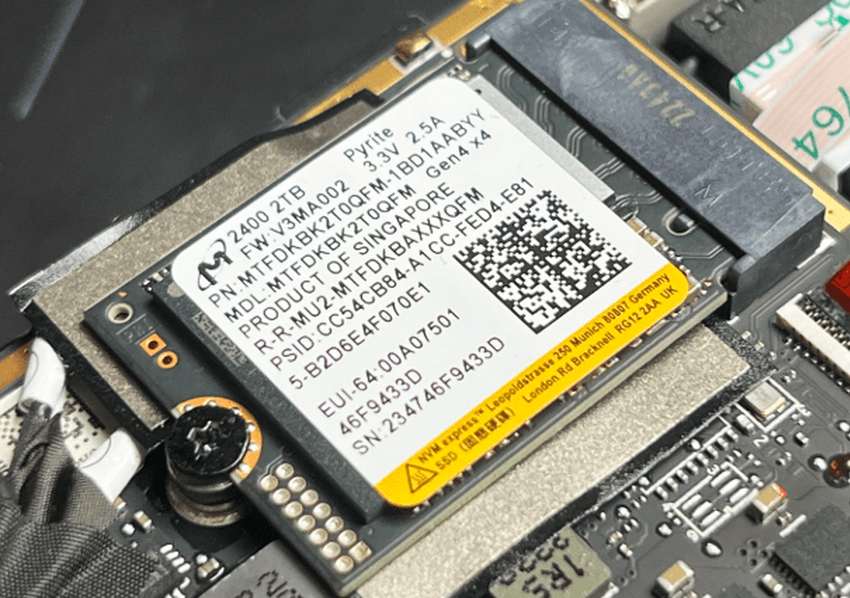 Micron 2400 ssd für steam deck