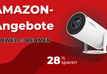 LQWELL Mini Beamer mit 720P & ...