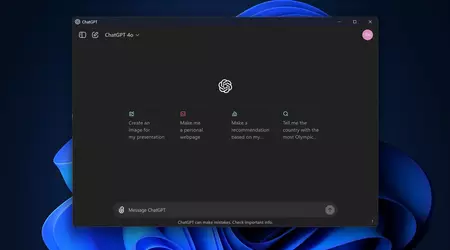 Die ChatGPT-App für Windows ist jetzt für alle kostenlos verfügbar