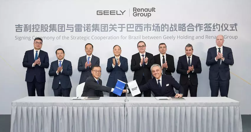 Renault und Geely haben vereinbart, gemeinsam Autos in Brasilien zu produzieren und zu verkaufen