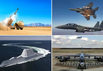 B-52-Atombomber, Zumwalt-Hyperschallzerstörer, Virginia-U-Boote und 29 andere ...