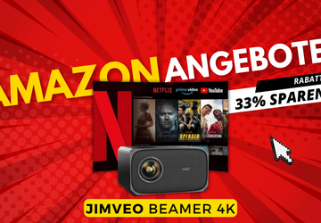 Jimveo E88 Beamer mit Netflix – ...