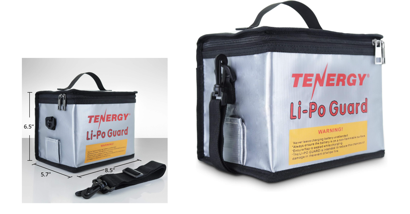 Tenergy feuerfeste Batterietasche