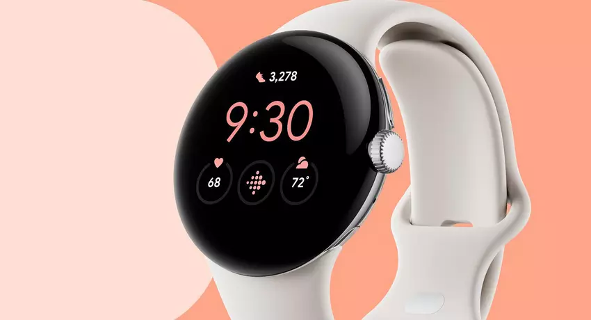 Rundes Display, ein Bedienknopf und spezielle Halterungen für Armbänder: Google teasert Smartwatch Pixel Watch an