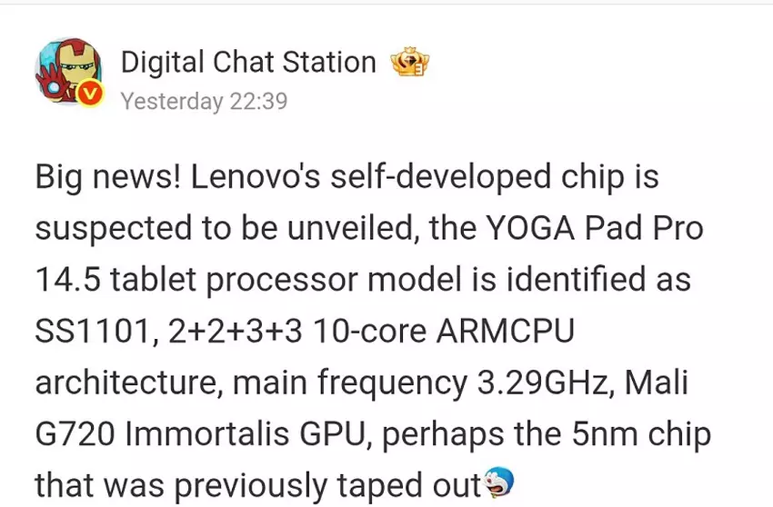 Automatische Übersetzung der Nachricht eines Insiders der Didital Chat Station