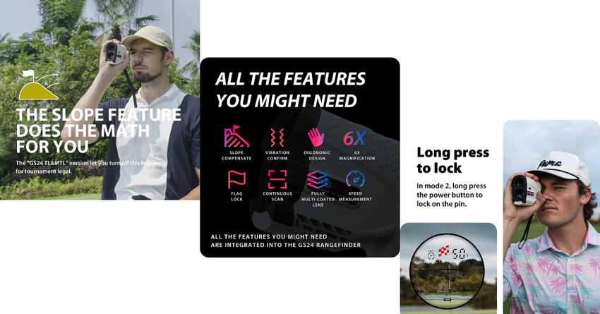 Gogogo Sport Vpro GS24 Laser beste golf laser-entfernungsmesser