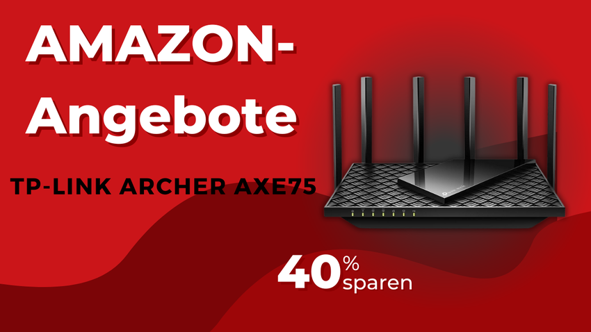 TP-Link Archer AXE75 Wi-Fi 6E Router – Jetzt 80€ sparen!