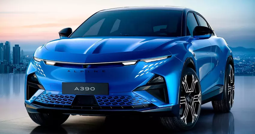 Alpine A390 debütierte einen 469-PS, dreimotorigen Konkurrenten zum Porsche Macan Electric