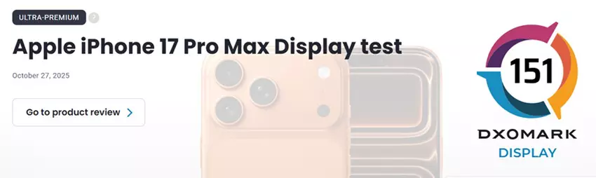 iPhone 17 Display Test