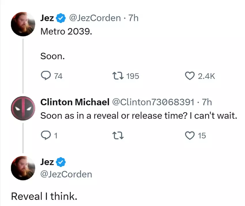 Anstehende Ankündigung des neuen Teils der Metro-Shooter-Serie