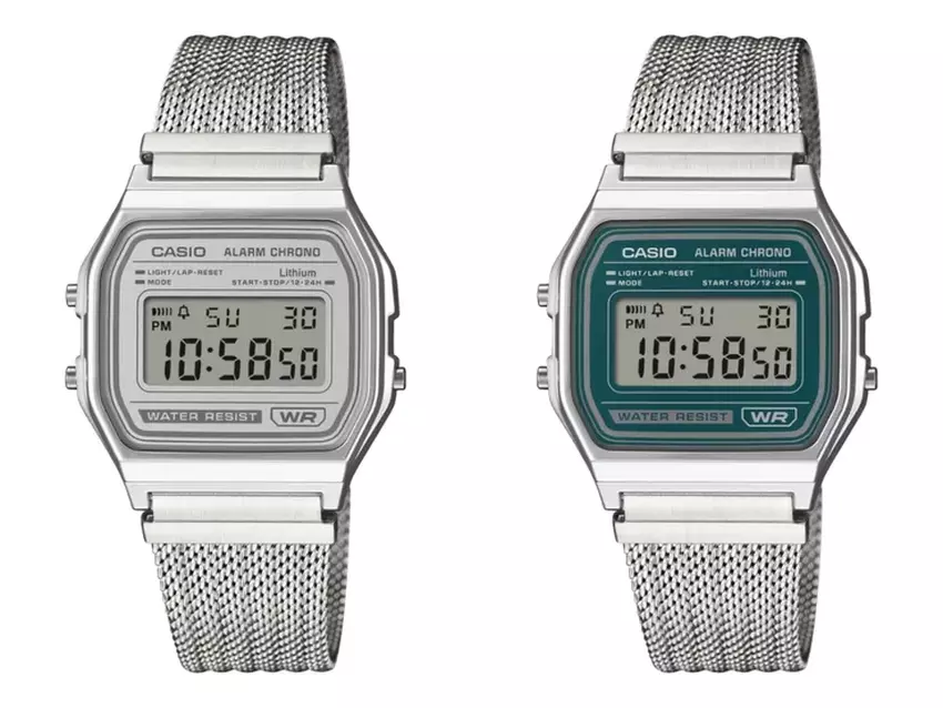 Casio A158 WEM-Uhren mit neuem Metallarmband erscheinen in Europa
