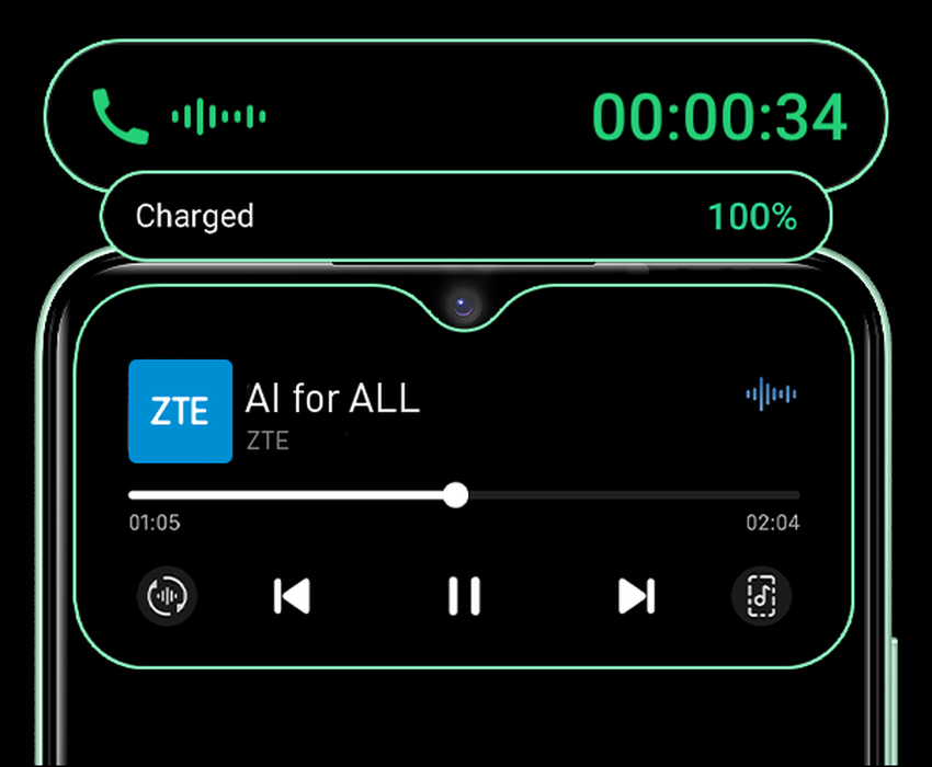 ZTEs Funktion Live Island 2.0