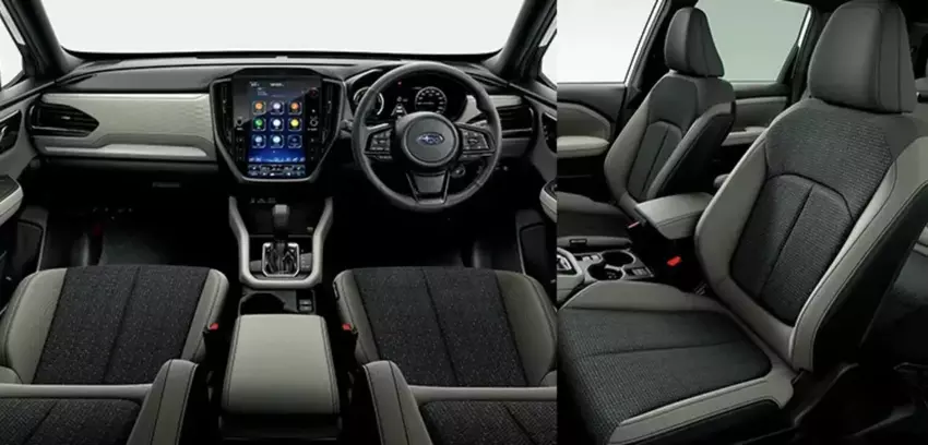 Subaru Forester Innenraum mit Aluminium-Verkleidungen