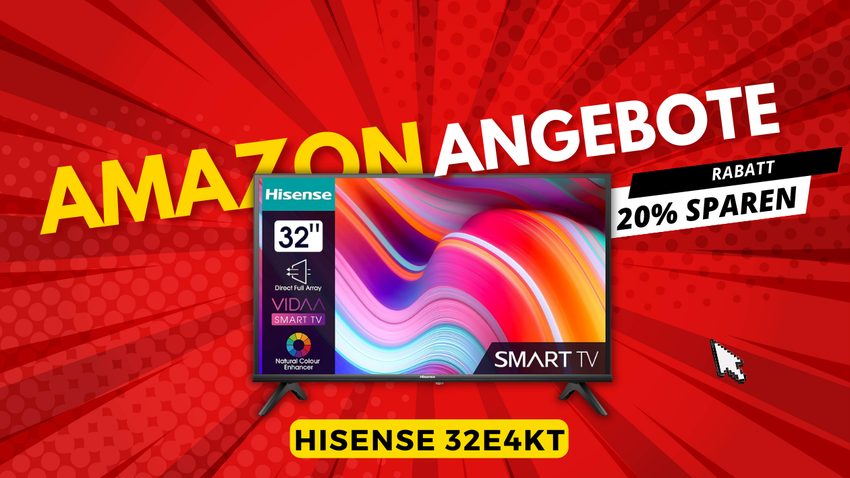 Hisense 32E4KT HD Ready TV 32 Zoll – Jetzt 40€ günstiger!