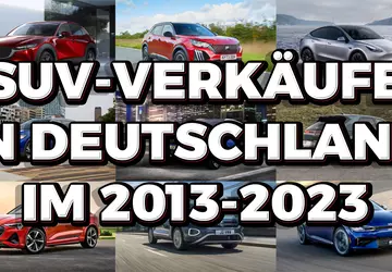 SUV-Verkäufe in Deutschland im 2013-2023