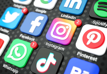 Facebook, YouTube, TikTok und anderen sozialen ...