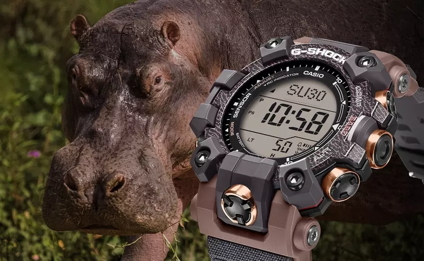 Casio veröffentlicht G-Shock Mudman — Brutale Unzerstörbare Uhren mit einem Gehäuse, das Nilpferdhaut imitiert