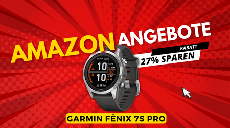 Garmin fēnix 7S Pro Solar – Sparen Sie 200€ mit 27% Rabatt!