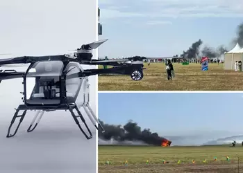 Neuartiger Unfall: Zwei Xpeng Aeroht fliegende ...