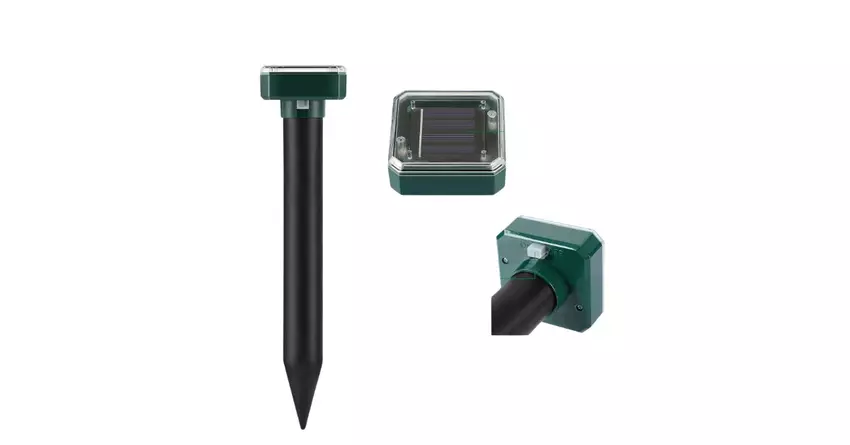 LOTARINI bester Maulwurfschreck mit Ultraschall