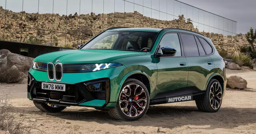 Inoffizielles Rendering des BMW iX5 2026