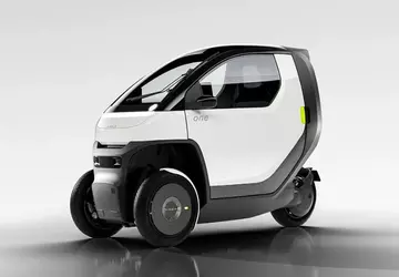 Nimbus One ist ein elektrisches Dreirad ...