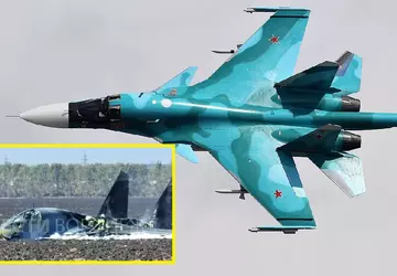 Su-34 Überschall-Kampfbomber der Generation 4++ im ...