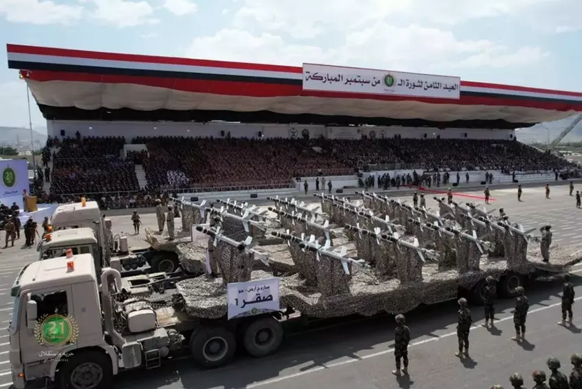 Jemen zeigte eine geheime Sperrrakete zur Zerstörung von Flugzeugen, Hubschraubern und Drohnen