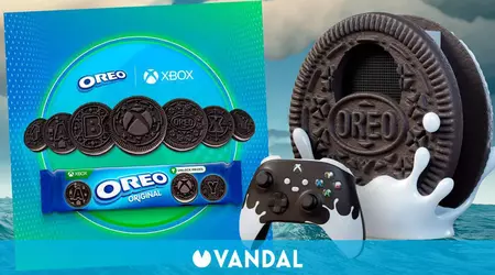 Microsoft enthüllt die Xbox Series S Spielekonsole in Form eines riesigen Oreo-Kekses
