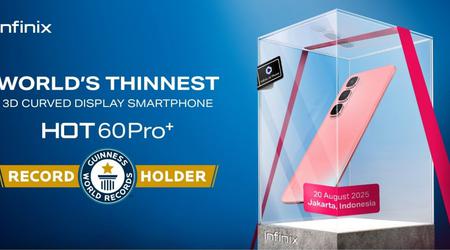Infinix HOT 60 Pro+ stellt Weltrekord auf: dünnste Smartphone mit 3D gebogenem Bildschirm