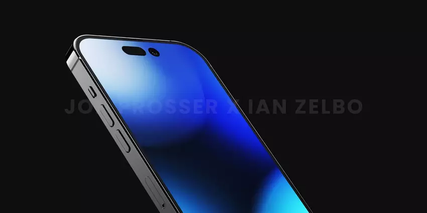 Insider zeigte, wie das "Loch"-Display im iPhone 14 Pro und iPhone 14 Pro Max aussehen wird