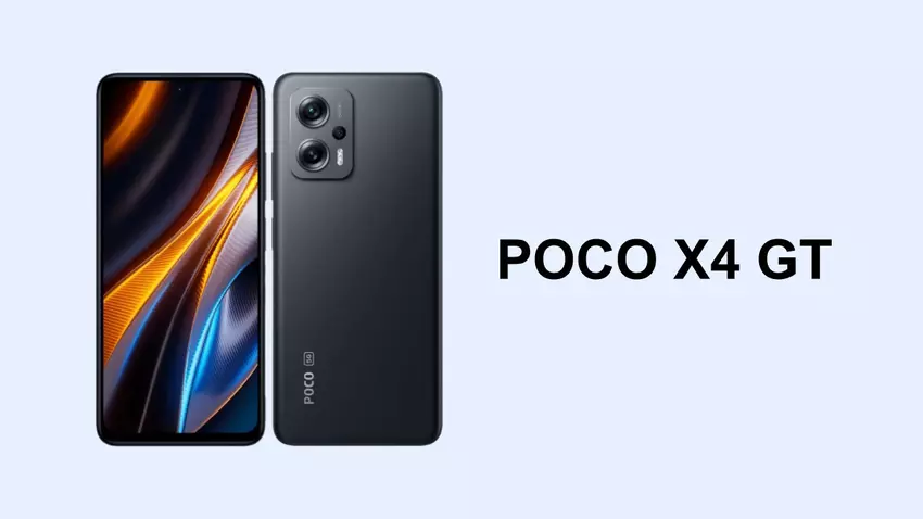 Größe 8100, 144-Hz-Display und 5080-mAh-Akku – POCO X4 GT-Spezifikationen enthüllt