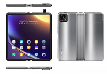 Ein faltbares Smartphone mit aufklappbarer Kamera: ...