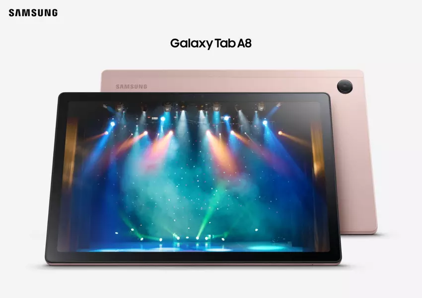 Samsung Galaxy Tab A8 10.5 (2021): Unisoc Tiger T618 Chip, 7040 mAh Akku, Stereolautsprecher, LTE-Unterstützung und Preisschild ab 230 €
