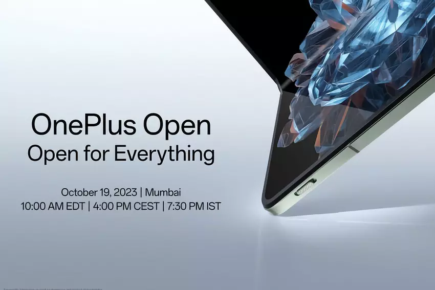 Es ist offiziell: Das faltbare Smartphone OnePlus Open wird am 19. Oktober vorgestellt