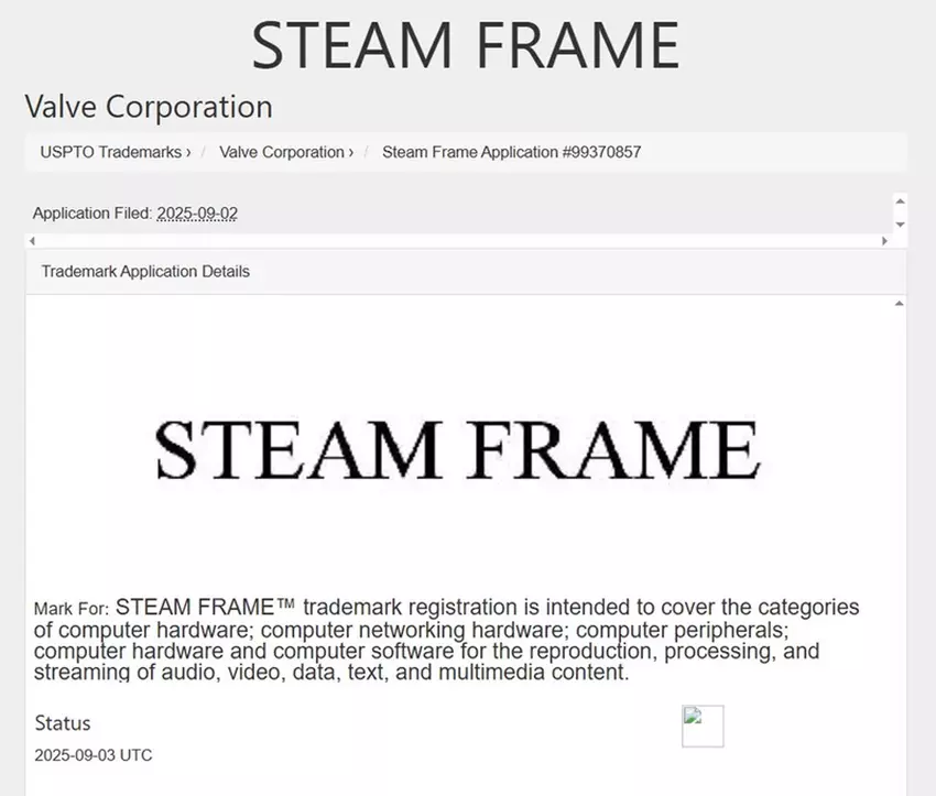 Bild von Valves neuer Steam Frame-Marke