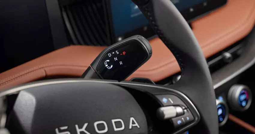 Škoda Superb Getriebewahlschalter - neuer Stil und neue Technik