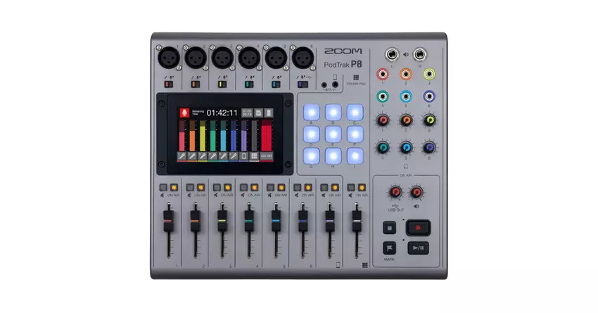 Zoom PodTrak P8 Podcast-Rekorder