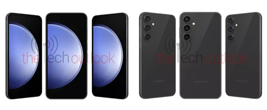 Galaxy S23 Kopie: Pressebilder des Samsung Galaxy S23 FE in der Farbe Graphit sind online erschienen