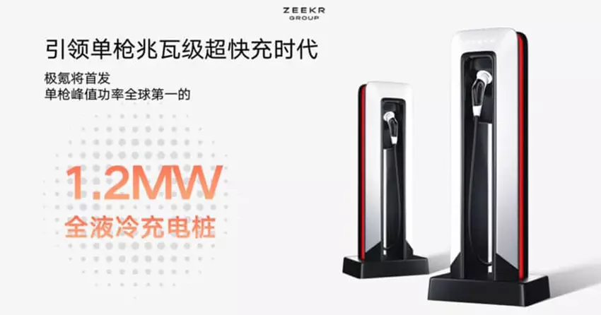 Übertrifft sogar BYD: Zeekr enthüllt 1,2-MW-Ladestation