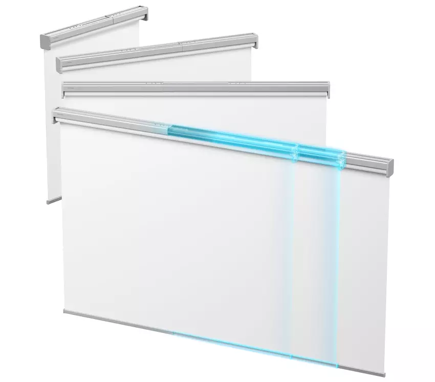 Teleskopische Rollladenkonstruktion