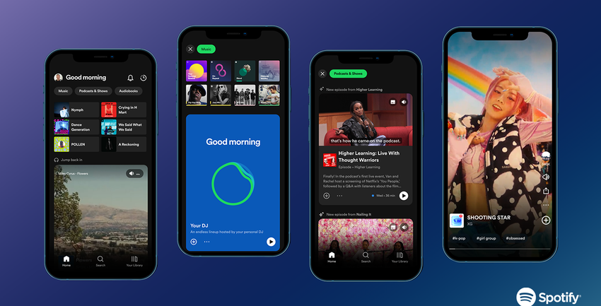 TikTok und YouTube-Stil: Spotify kündigt großes Redesign an